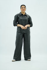 Ensemble en similicuir Noir