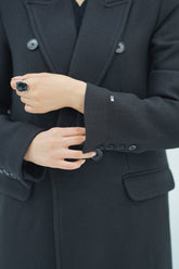 Manteau Long Classique – Noir 🖤