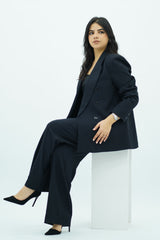 Tailleur Bleu nuit - Élégance Intemporelle