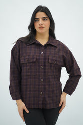 Surchemise à carreaux