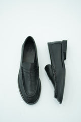 Mocassins cuir En Noir