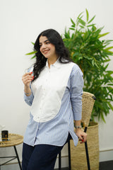 Chemise en Popeline - Bleu