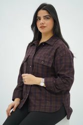 Surchemise à carreaux