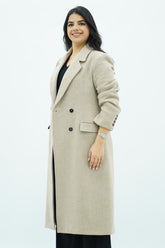 Manteau Long Beige Chic