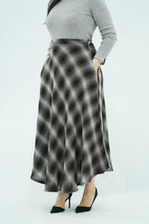 Jupe longue évasée