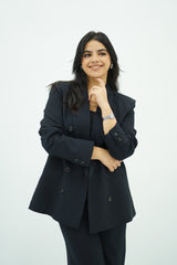 Tailleur Bleu nuit - Élégance Intemporelle