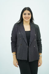 Veste En Tweed Noir