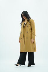 Trench-coat Classique Camel