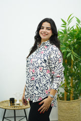 Chemise à motifs floral