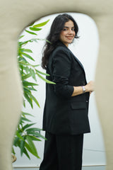 Tailleur en Lin - Noir