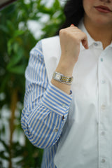 Chemise en Popeline - Bleu