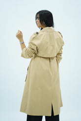 Trench long Beige sable