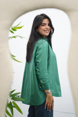 Chemise En lin - Verte