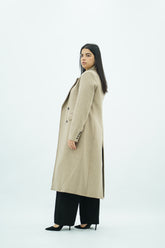 Manteau long ajusté