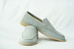 Mocassin en Daim- Gris