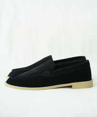 Mocassin en Daim- Bleu nuit