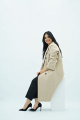 Manteau oversize double boutonnage