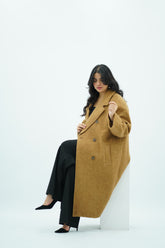 Manteau Camel oversize