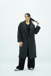 Manteau Oversize a carreaux