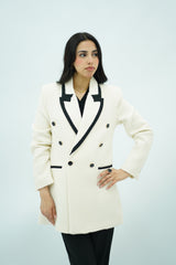 Veste Élégance Bicolore – Chic Intemporel ✨