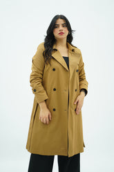 Trench-coat Classique Camel