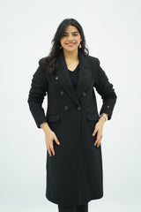 Manteau Long Classique â Noir đ€