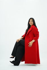 Manteau long En Rouge ❤️