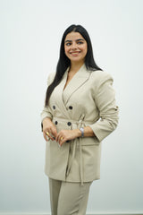 Tailleur en deux pièces - Blanc cassé