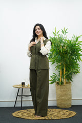 Ensemble Kaki - Gilet & Pantalon