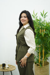 Ensemble Kaki - Gilet & Pantalon