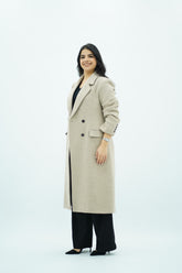 Manteau long ajusté