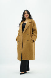 Manteau Camel oversize