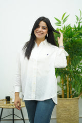 Chemise Blanche En lin