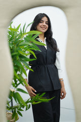 Ensemble Noir - Gilet & Pantalon