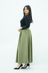 Jupe Longue Coupe Trapèze