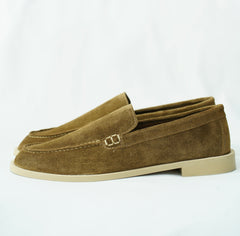 Mocassin en Daim- Marron