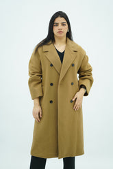 Manteau Camel oversize