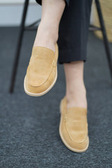 Mocassin en Daim- Camel