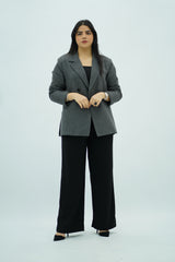 Blazer Oversize Gris Anthracite