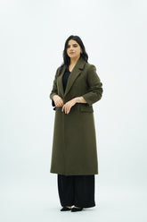Manteau long Kaki