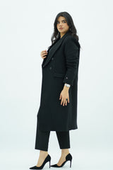 Manteau Long Classique â Noir đ€