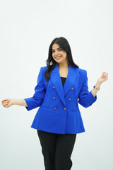 Blazer ajusté bleu électrique 💙