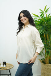 Chemise fluide - Beige