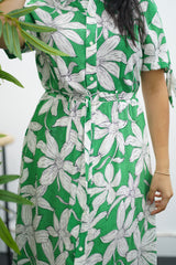 Robe à l’imprimé Vert