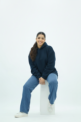 Capuche Oversize Bleu nuit