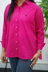 Chemise En lin - Rose Fuchsia