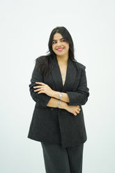 Veste Élégante Coupe Droite