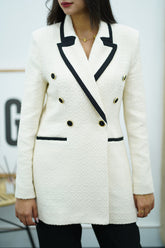 Veste Élégance Bicolore – Chic Intemporel ✨