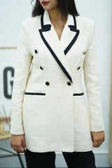 Veste Élégance Bicolore – Chic Intemporel ✨