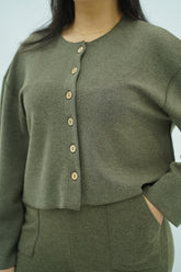 Ensemble en maille trois pièces